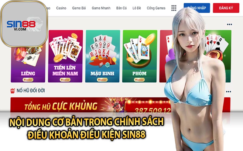 Nội Dung Cơ Bản Trong Chính Sách Điều Khoản Điều Kiện Sin88 